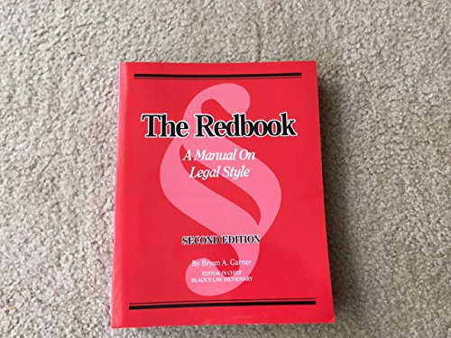 9780314168917: The Redbook: A Manual on Legal Style