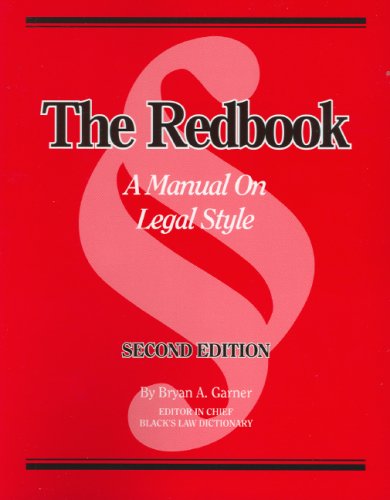 Stock image for The Redbook: A Manual on Legal Style (2d Ed.) for sale by Half Price Books Inc.