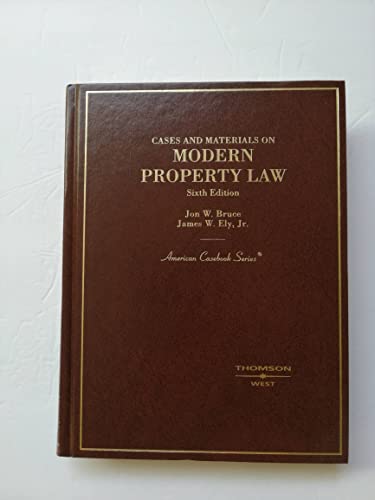 9780314168986: Cases and Materials on Modern Property Law