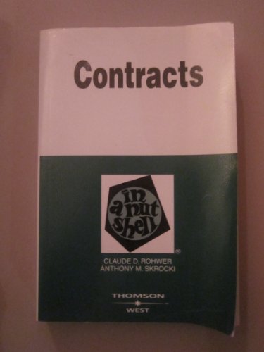 Stock image for Contracts in a Nutshell for sale by Better World Books: West