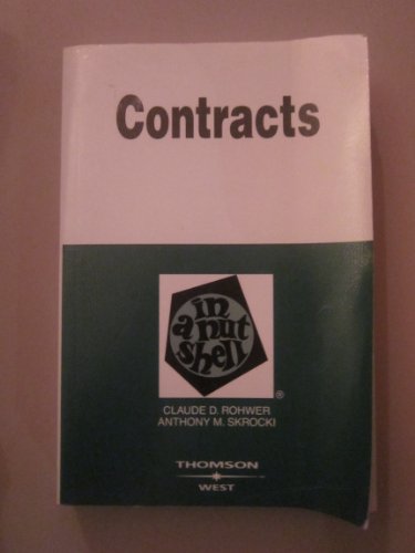

Contracts in a Nutshell (In a Nutshell (West Publishing))