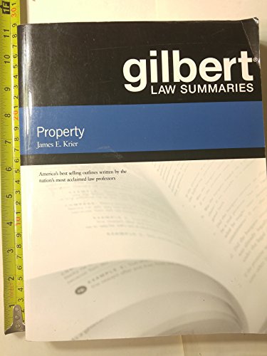 Stock image for Gilbert Law Summaries on Property for sale by HPB-Red