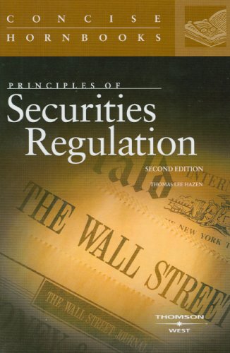 Stock image for Principles of Securities Regulation (Concise Hornbook Series) for sale by HPB-Red