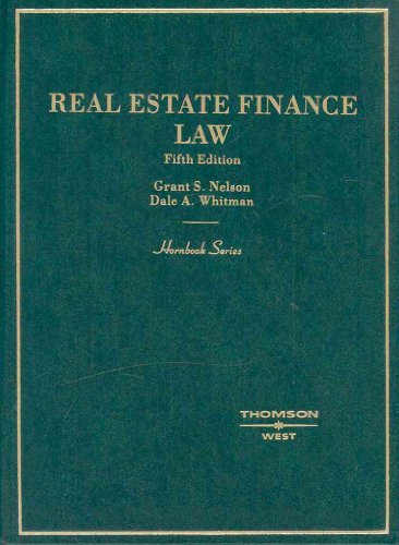 9780314172488: Real Estate Finance Law (Hornbook)