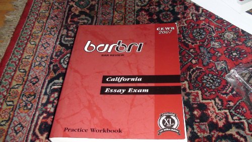 Beispielbild fr Barbri Bar Review California Essay Exam, CEWB 2007 zum Verkauf von SecondSale