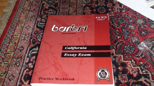 9780314172846: Barbri Bar Review California Essay Exam, CEWB 2007
