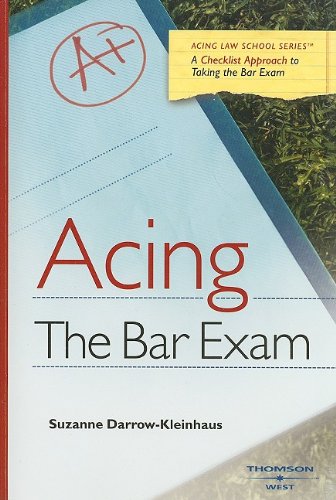 9780314177063: Acing the Bar Exam (Acing Series)
