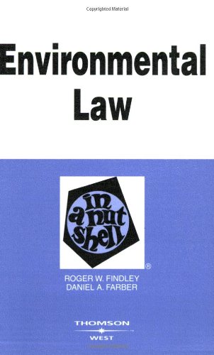 Imagen de archivo de Environmental Law a la venta por Better World Books