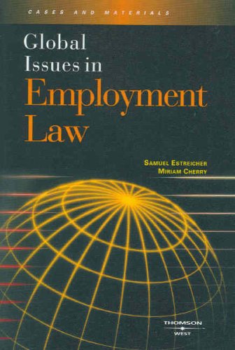 Stock image for Global Issues in Employment Law for sale by Webster's Bookstore Cafe, Inc.