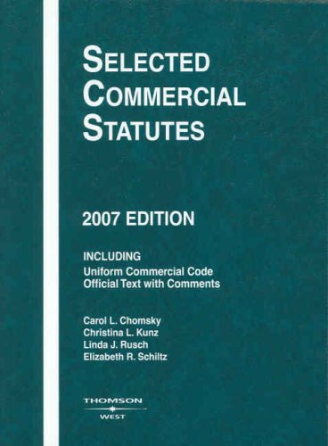 Stock image for Selected Commercial Statutes for sale by ThriftBooks-Atlanta