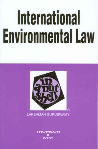 Stock image for International Environmental Law in a Nutshell (Nutshell Series) for sale by Wonder Book