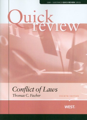 Beispielbild fr Sum and Substance Quick Review on Conflict of Laws (Quick Reviews) zum Verkauf von BooksRun