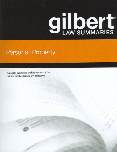 Beispielbild fr Gilbert Law Summaries on Personal Property zum Verkauf von The Book Cellar, LLC