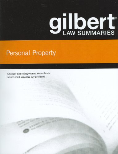 Stock image for Gilbert Law Summaries on Personal Property for sale by Revaluation Books