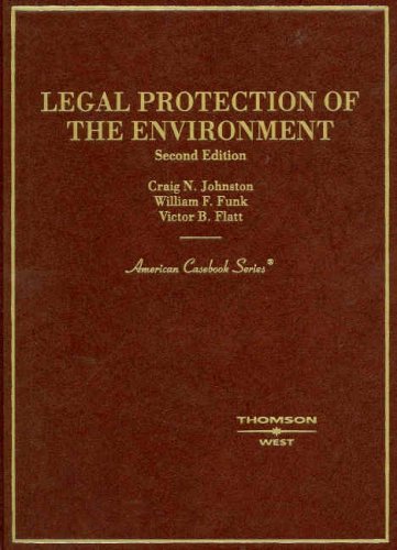 Beispielbild fr Legal Protection of the Environment zum Verkauf von Better World Books