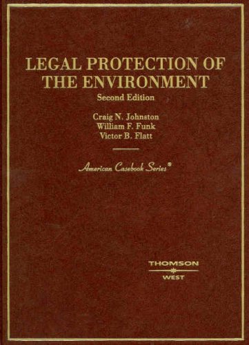9780314181251: Legal Protection of the Environment