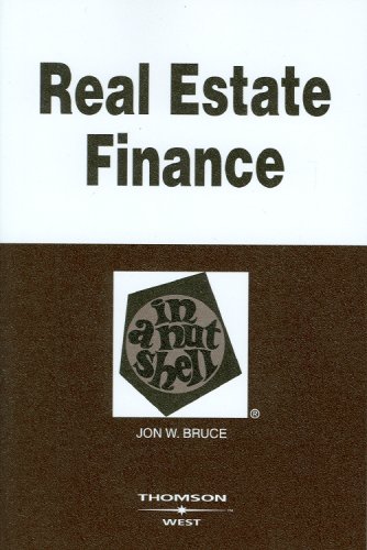 9780314183545: Real Estate Finance in a Nutshell (Nutshell Series)