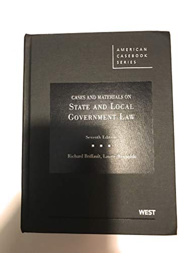 9780314183613: Cases and Materials on State and Local Government Law