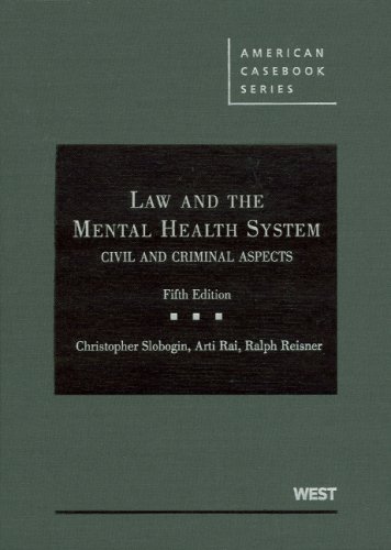Stock image for Law and the Mental Health System: Civil and Criminal Aspects (American Casebook Series) for sale by HPB-Red
