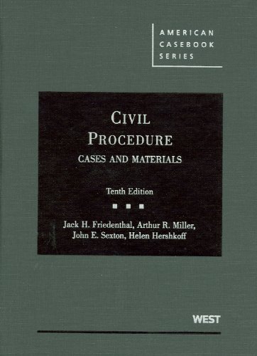 9780314184023: Civil Procedure: Cases and Materials (American Casebooks)