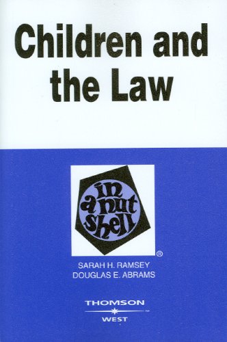 Imagen de archivo de Children and the Law in a Nutshell a la venta por ThriftBooks-Dallas