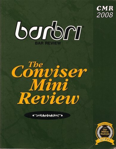 Stock image for Barbri: The Conviser Mini Review for sale by ThriftBooks-Dallas