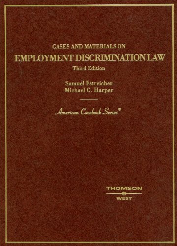 9780314189776: Cases and Materials on Employment Discrimination Law (Americvan Casebook)