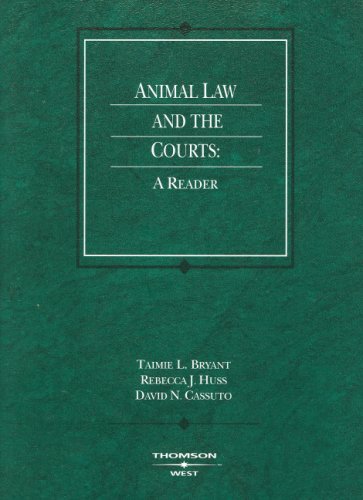 Stock image for Animal Law and the Courts: A Reader (Coursebook) for sale by HPB-Red