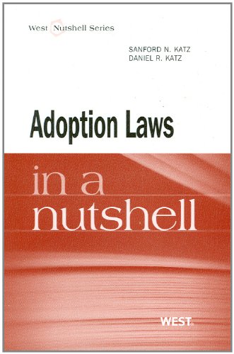 Beispielbild fr Adoption Laws in a Nutshell zum Verkauf von ThriftBooks-Dallas