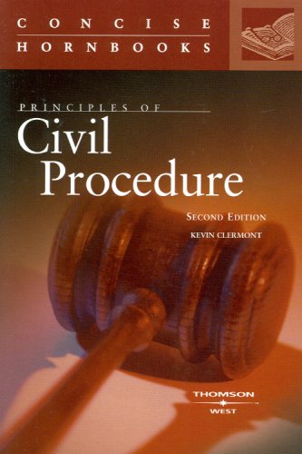 Stock image for Principles of Civil Procedure Concise Hornbook for sale by Bookmans