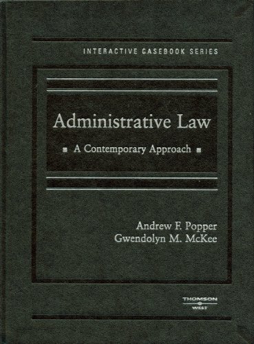 Beispielbild fr Administrative Law: A Contemporary Approach (West*s Interactive Casebook Series) zum Verkauf von dsmbooks