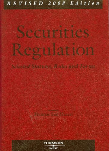 9780314191151: Securities Regulation: Selected Statutes, Rules, and Forms