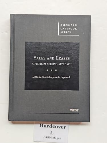 Stock image for Sales and Leases: A Problem-Solving Approach for sale by ThriftBooks-Dallas