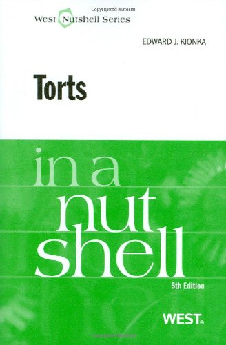 Stock image for Torts in a Nutshell for sale by Front Cover Books