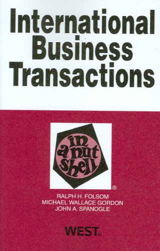 9780314195210: International Business Transactions in a Nutshell (In a Nutshell (West Publishing)) (Nutshell Series)