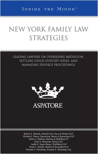 9780314195289: New York Family Law Strategies: Leading Lawyers on Overseeing Mediation, Settling Child Custody Issues, and Managing Divorce Proceedings