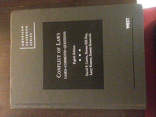 Beispielbild fr Conflict of Laws, Cases, Comments, Questions, 8th (American Casebook Series) zum Verkauf von Riverby Books (DC Inventory)