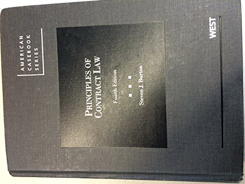 Imagen de archivo de Principles of Contract Law, 4th (American Casebook Series) a la venta por HPB Inc.