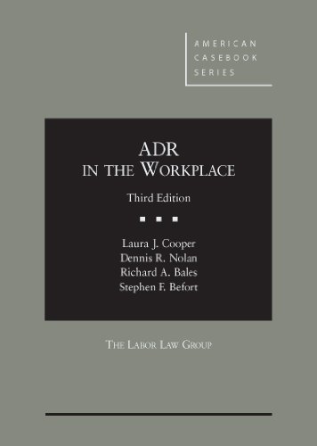 Stock image for ADR in the Workplace, 3d (American Casebook Series) for sale by HPB-Red