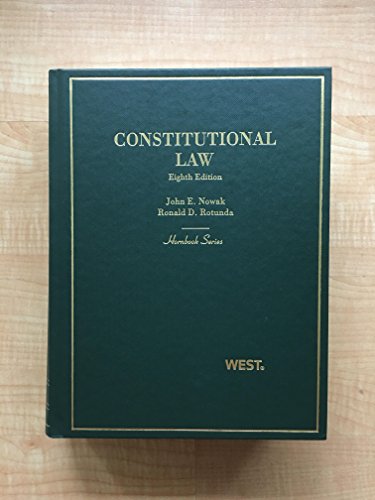 Stock image for Constitutional Law (Hornbook) for sale by SecondSale