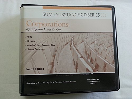 9780314196019: Sum and Substance Audio on Corporations