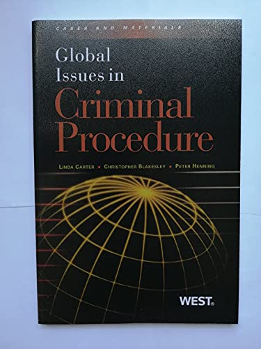 Imagen de archivo de Global Issues in Criminal Procedure a la venta por The Book Spot