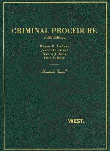 9780314199362: Criminal Procedure (Hornbooks)