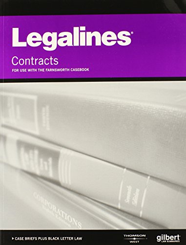 Stock image for Legalines on Contracts, Keyed to Farnsworth for sale by THE SAINT BOOKSTORE