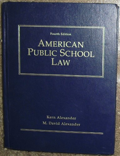 Beispielbild fr American Public School Law zum Verkauf von Better World Books