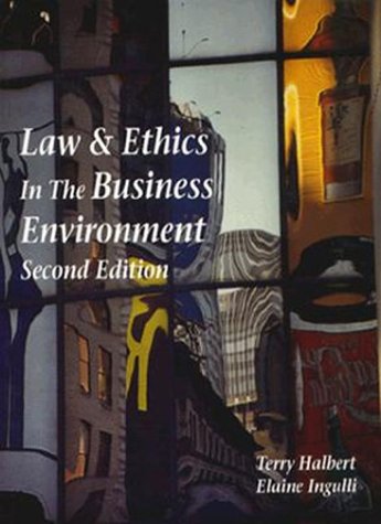 Stock image for Law and Ethics in the Business Environment for sale by HPB-Red