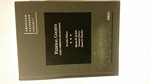 Imagen de archivo de Federal Courts, Cases, Comments and Questions, 7th (American Casebook Series) a la venta por Gulf Coast Books