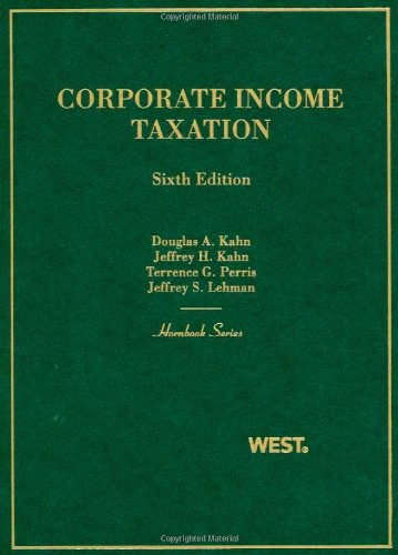 Beispielbild fr Corporate Income Taxation (Hornbooks) zum Verkauf von HPB-Red