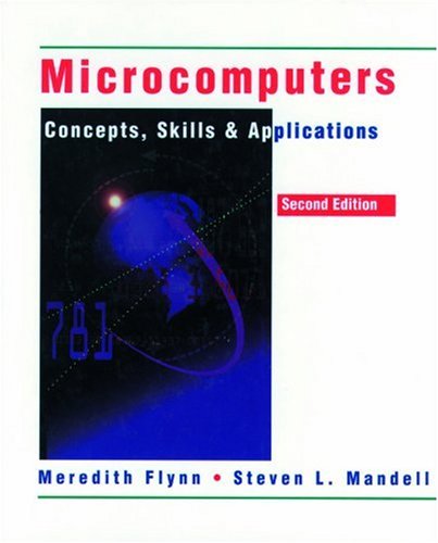 Stock image for MicroComputers, Concepts, Skills, and Applications, Second Edition for sale by HPB-Red