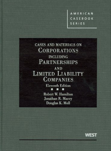 Stock image for Cases and Materials on Corporations Including Partnerships and Limited Liability Companies, 11th for sale by ThriftBooks-Atlanta
